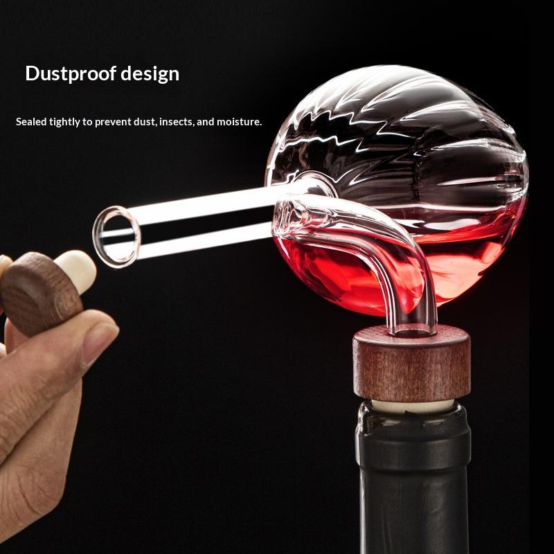 Aerador de Vinho Tinto Transpa - Wine Aerator Pour avaliação e preço