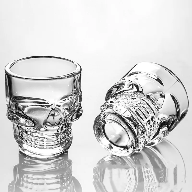 1/2 pçs crânio cabeça tiro cop - Whisky Beer And Wine avaliação e preço