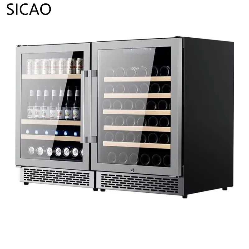 Refrigerador de bebidas embuti - Wine Beer Dual Zone avaliação e preço