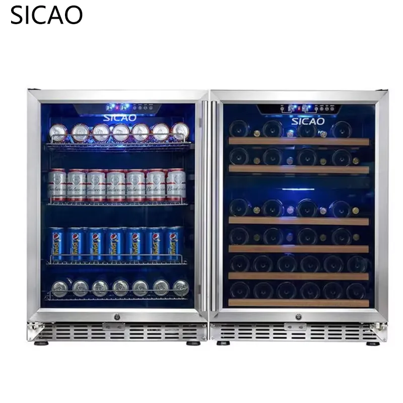 Refrigerador de bebidas embuti - Wine Beer Dual Zone avaliação e preço